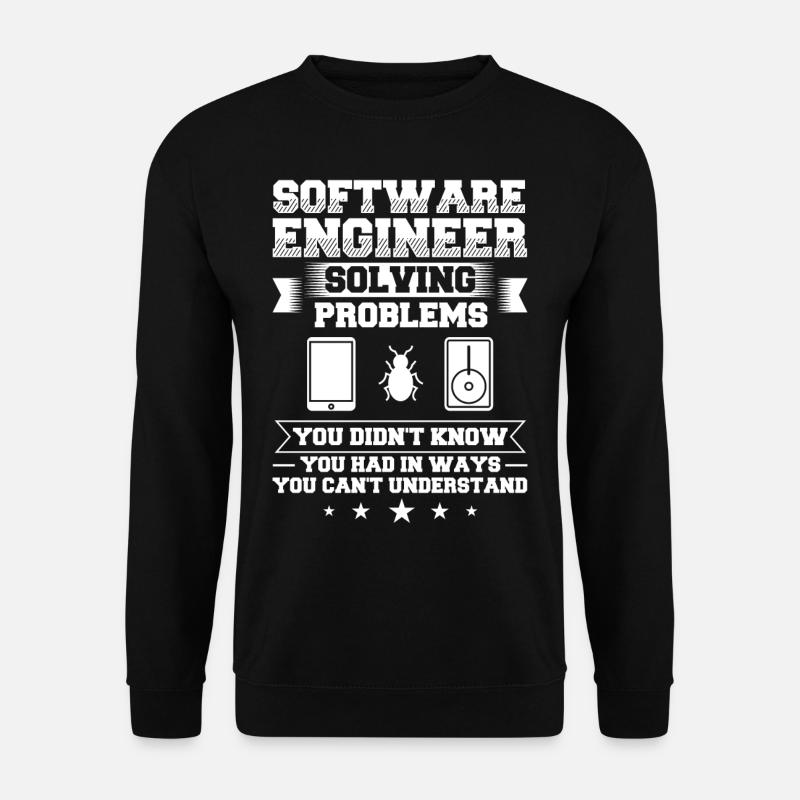 Software Engineering Software Engineering Engineer - Unisex Sweatshirt - black
