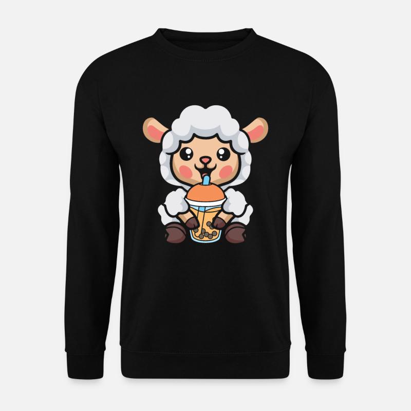 Bubble Tea Mouton - Sweat-shirt Unisexe - noir