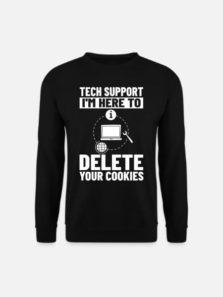Tech Support IT Technischer Hilfe Helpdesk - Unisex Pullover - Schwarz
