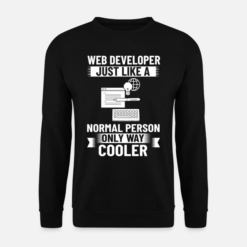 Web Entwicklung Webentwickler Entwickler Manager - Unisex Pullover - Schwarz
