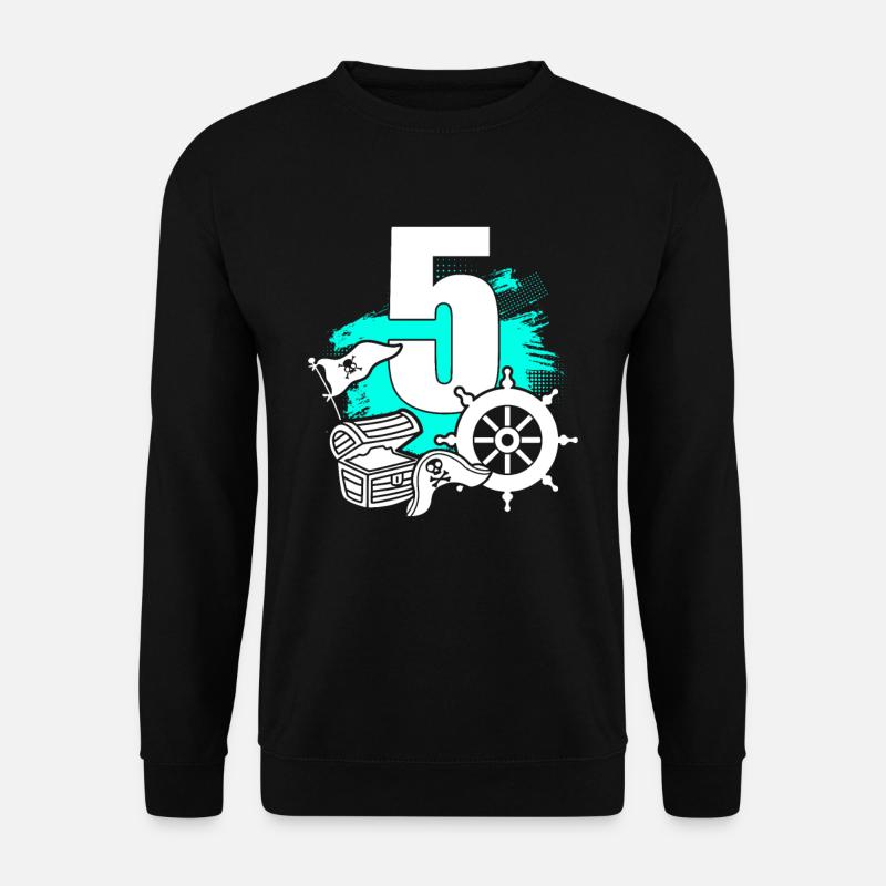 Pirate 5 years old - Unisex Sweatshirt - black