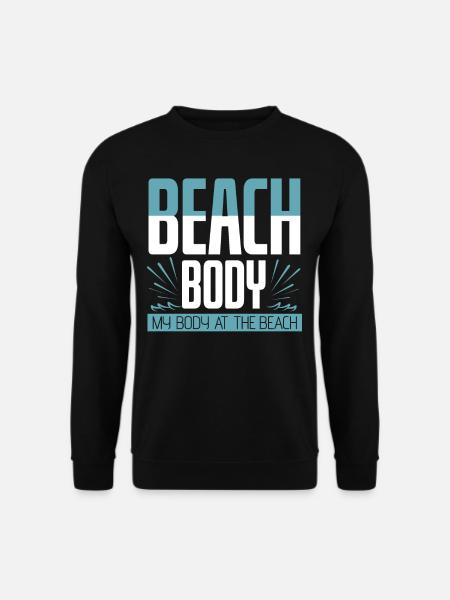 Body At The Beach - Unisex Sweatshirt - black