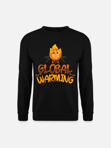 Warming Burning Earth - Unisex Sweatshirt - black