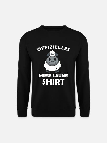 Offizielles Miese Laune Shirt - Unisex Pullover - Schwarz
