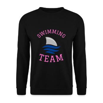 Équipe de natation de natation de compétition - Sweat-shirt Unisexe - noir - Devant - Alina (178cm) & Michal (187cm)