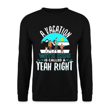 Vacation Family Vacation Family Trips - Unisex Sweatshirt - black - Front - Alina (178cm) & Michal (187cm)