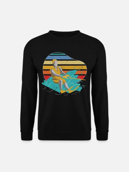 Water Skiing Summer Fun - Unisex Sweatshirt - black