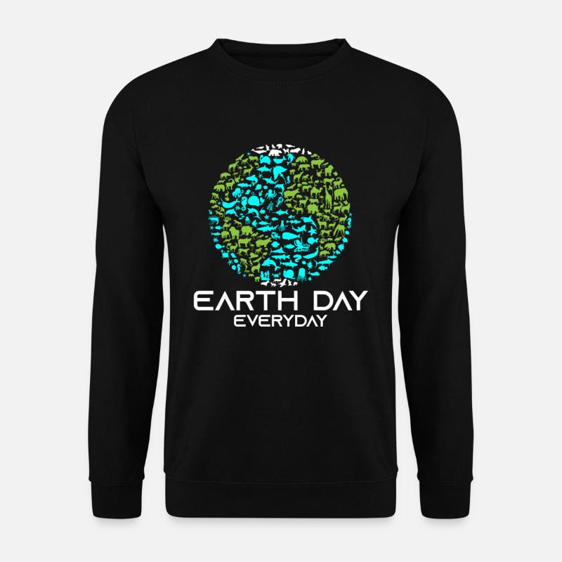 Earth Day Everyday - Unisex Sweatshirt - black