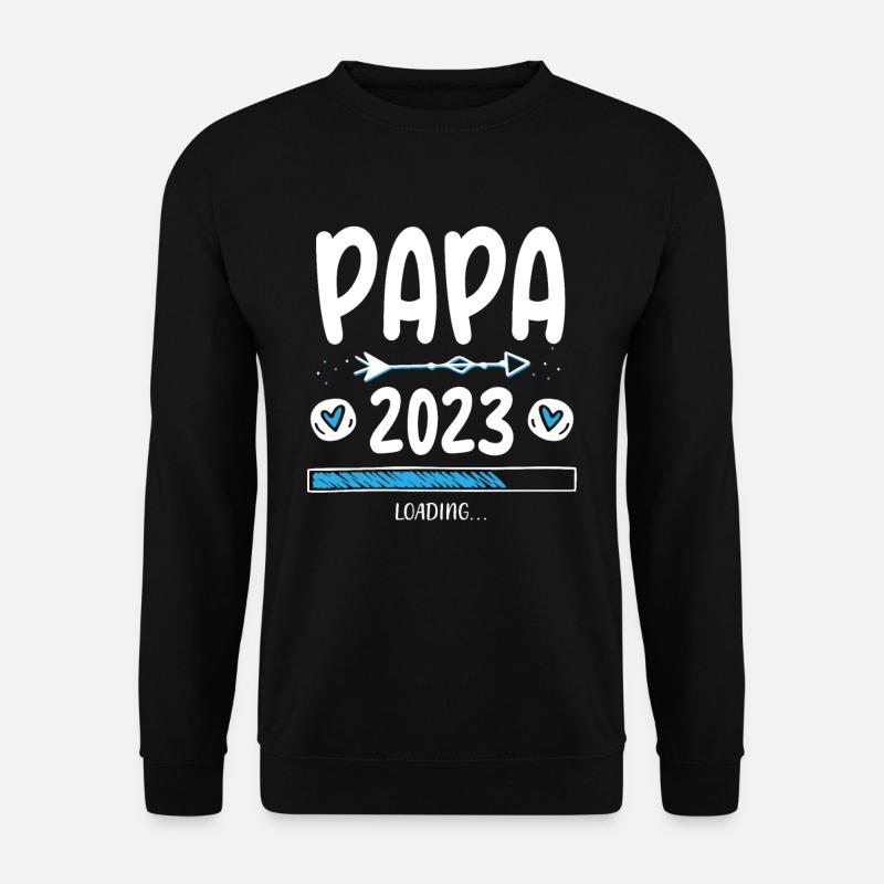 Papa 2023 Loading - Unisex Pullover - Schwarz