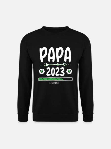 Papa 2023 Loading - Unisex Sweatshirt - black