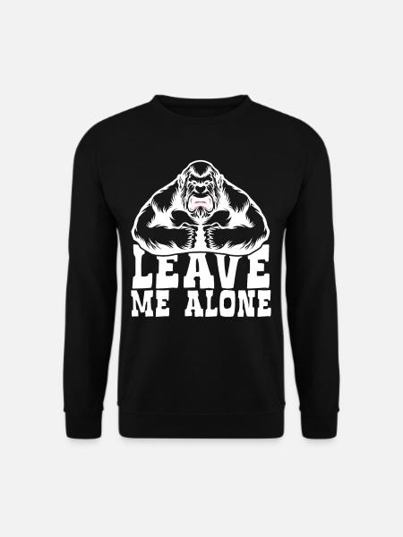 Bigfoot Leave Me Alone - Unisex Sweatshirt - black