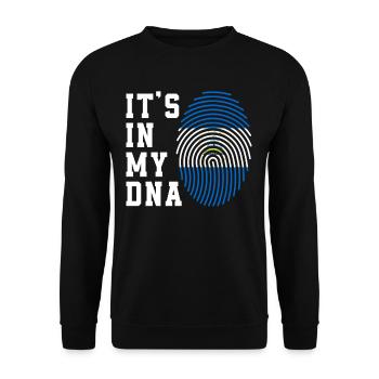 Nicaragua Fingerabdruck - Unisex Pullover - Schwarz - Vorne - Alina (178cm) & Michal (187cm)