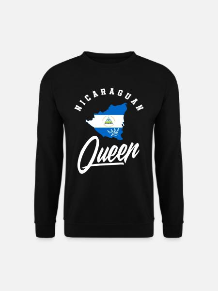 Nicaraguan Queen Nicaragua - Unisex Sweatshirt - black
