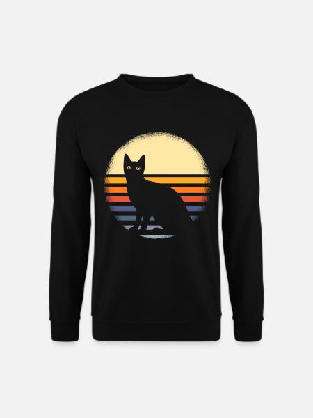 Chat - Sweat-shirt Unisexe - noir
