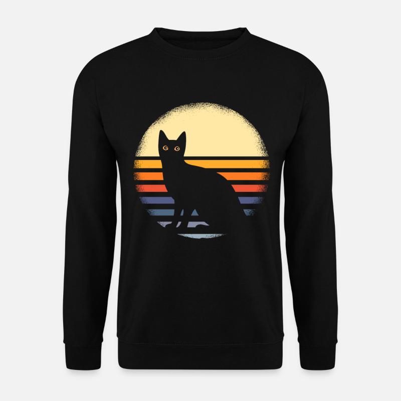 Katze - Unisex Pullover - Schwarz