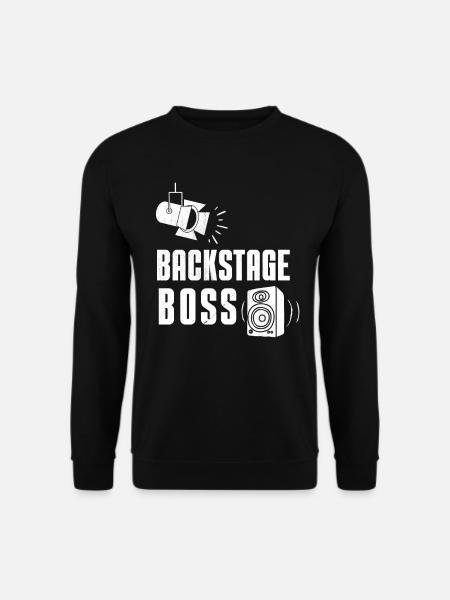 Backstage Boss Event Techniker Crew - Unisex Pullover - Schwarz