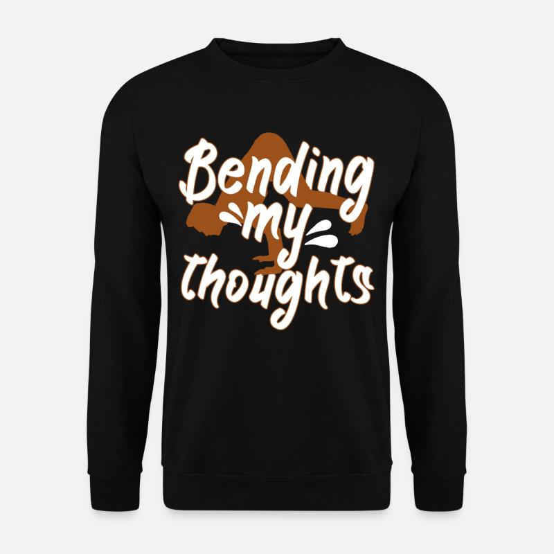 Bending My Thoughts Aerobics - Unisex Sweatshirt - black