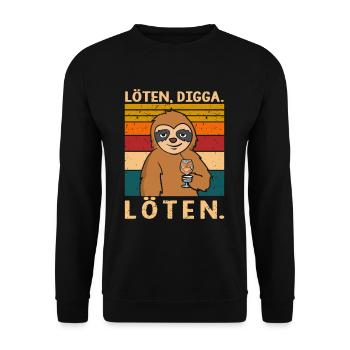 Soudure Digga Soudage paresseux - Sweat-shirt Unisexe - noir - Devant - Alina (178cm) & Michal (187cm)