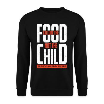Lipstick Speaks Louder Than Words - Unisex Sweatshirt - black - Front - Alina (178cm) & Michal (187cm)