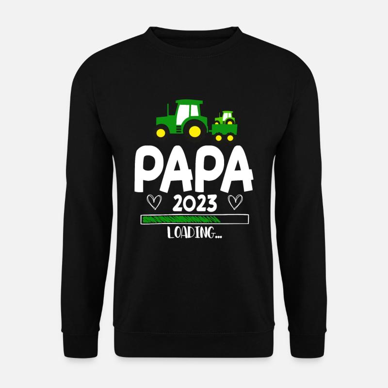 Papa 2023 Loading - Unisex Pullover - Schwarz