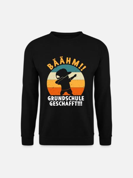 Grundschule geschafft Absolvent Abgänger - Unisex Pullover - Schwarz