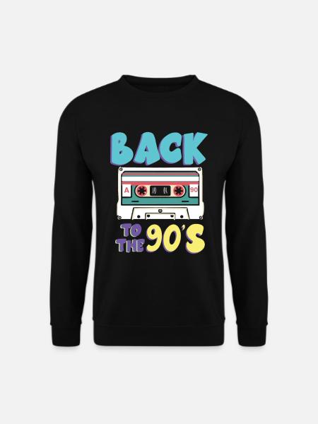 Back to the 90s - Unisex Sweatshirt - black