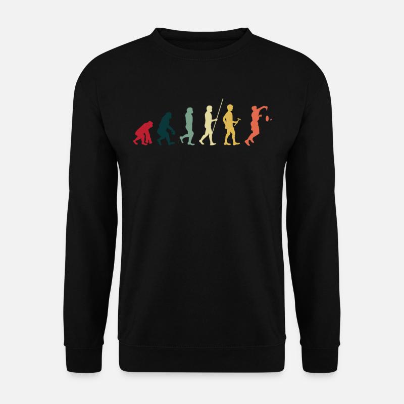 Badminton Evolution - Unisex Pullover - Schwarz