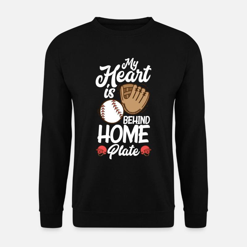 Baseball Mama Sohn Liebe - Unisex Pullover - Schwarz