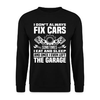 Mécanicien automobile - Sweat-shirt Unisexe - noir - Devant - Alina (178cm) & Michal (187cm)