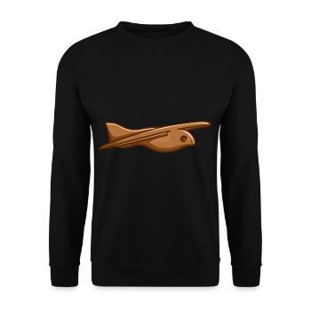 Ancient Astronaut Theory Bird of Sakkara - Unisex Sweatshirt - black - Front - Alina (178cm) & Michal (187cm)