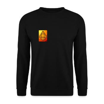 Ancient Astronaut Theory Quimbaya Airplane - Unisex Sweatshirt - black - Front - Alina (178cm) & Michal (187cm)