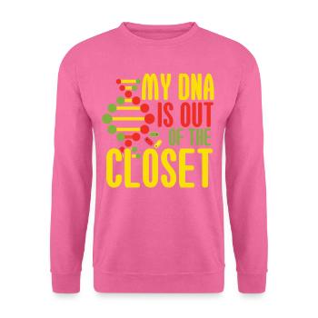 My DNA Is Out Of The Closet - Unisex Sweatshirt - pink - Front