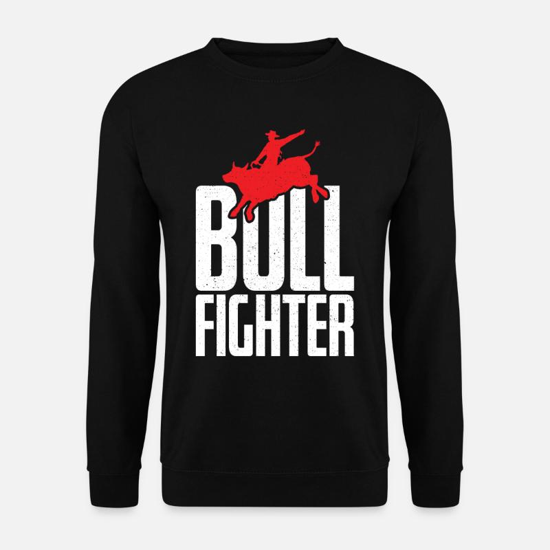 Bull Fighter Bull Riding - Unisex Sweatshirt - black