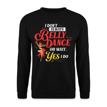 Danse du ventre Danse orientale Musique Danseur - Sweat-shirt Unisexe - noir - Devant - Alina (178cm) & Michal (187cm)