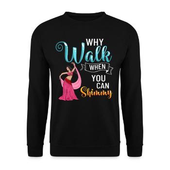Danse du ventre Danse orientale Musique Danseur - Sweat-shirt Unisexe - noir - Devant - Alina (178cm) & Michal (187cm)