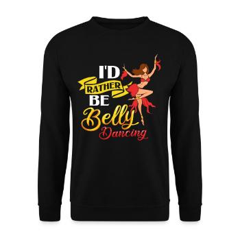 Danse du ventre Danse orientale Musique Danseur - Sweat-shirt Unisexe - noir - Devant - Alina (178cm) & Michal (187cm)
