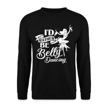 Danse du ventre Danse orientale Musique Danseur - Sweat-shirt Unisexe - noir - Devant - Alina (178cm) & Michal (187cm)