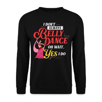 Danse du ventre Danse orientale Musique Danseur - Sweat-shirt Unisexe - noir - Devant - Alina (178cm) & Michal (187cm)