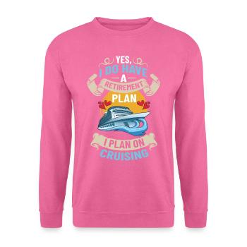 Kreuzfahrtschiff Reise Kreuzfahrt Kreuzfahrtreise - Unisex Pullover - Pink - Vorne