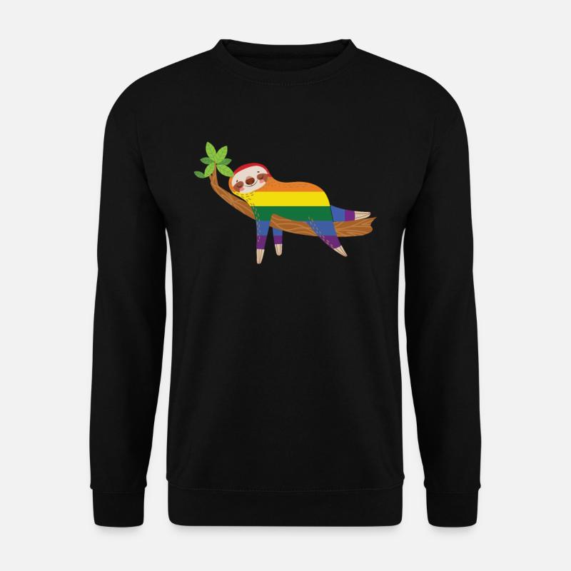 Sloth Pride - Unisex Sweatshirt - black