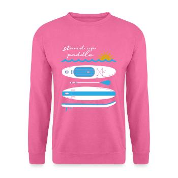 Stand Up Paddling - Unisex Pullover - Pink - Vorne