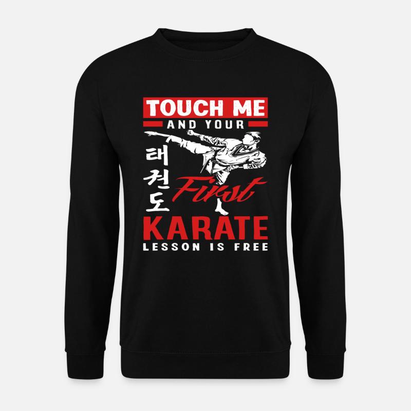 Karate Martial Artist Fighter - Unisex Sweatshirt - black