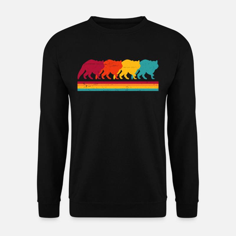 Waschbär - Unisex Pullover - Schwarz
