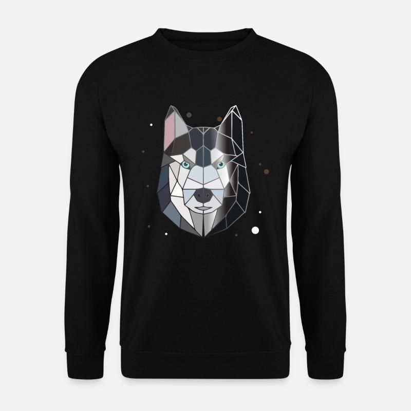 Polygone Husky - Sweat-shirt Unisexe - noir