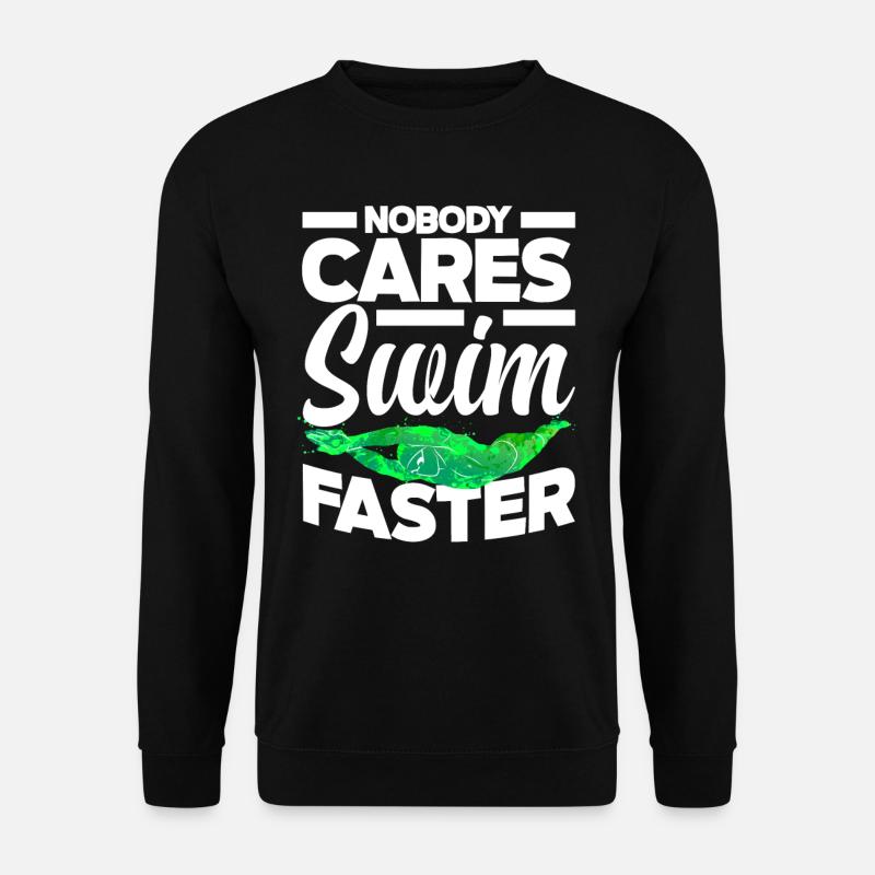 Swimming Motivation Athlete Swimmer - Unisex Sweatshirt - black