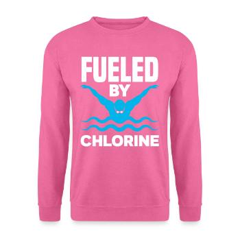 Lustiges Schwimmen Chlor Schwimmer Geschenk - Unisex Pullover - Pink - Vorne