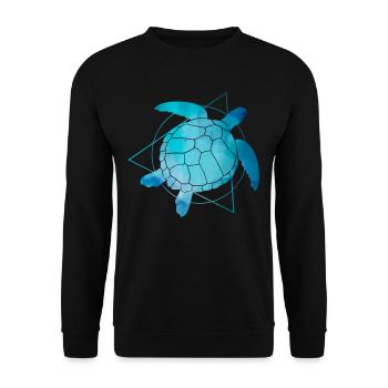 Tortue - Sweat-shirt Unisexe - noir - Devant - Alina (178cm) & Michal (187cm)