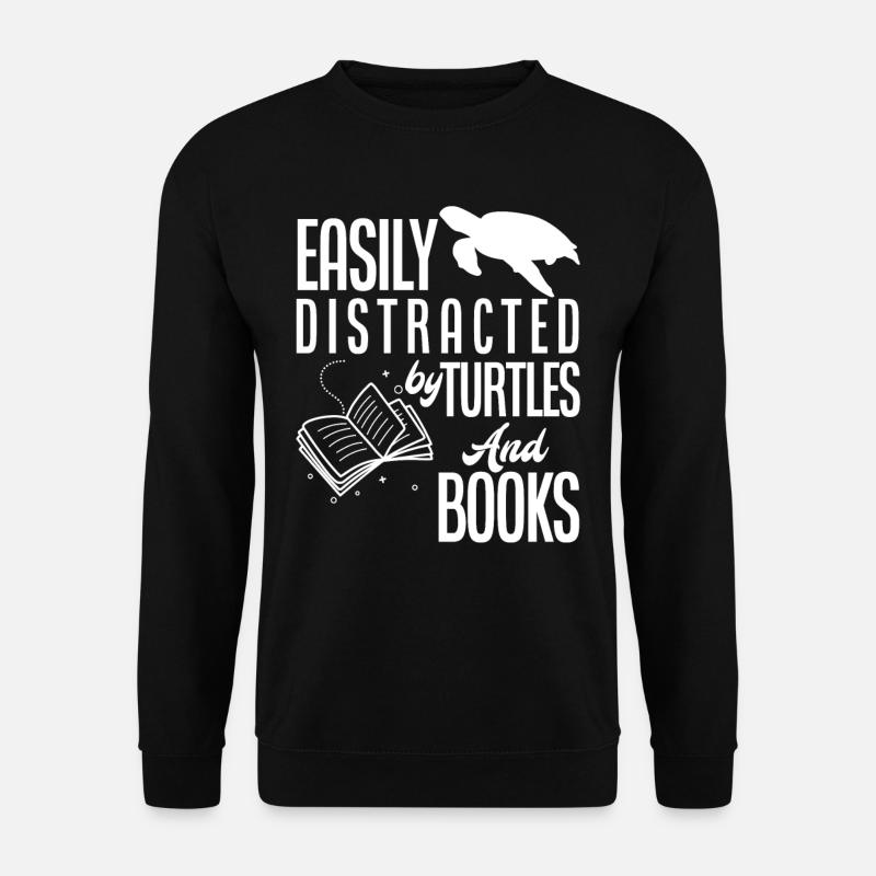 Turtles Books Turtle - Unisex Sweatshirt - black