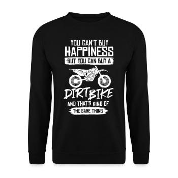 Dirt Bike Motocross Électrique Riding MX Rider - Sweat-shirt Unisexe - noir - Devant - Alina (178cm) & Michal (187cm)