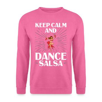 Salsa Dance Music Course Débutant Entraînement Danseur - Sweat-shirt Unisexe - rose - Devant